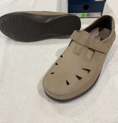 Scarpe Donna SAS Roamer Sage, Larghe 10, Pelle, Plantare Rimovibile, Approvate Diabetici, Nuove In Scatola - Foto 3