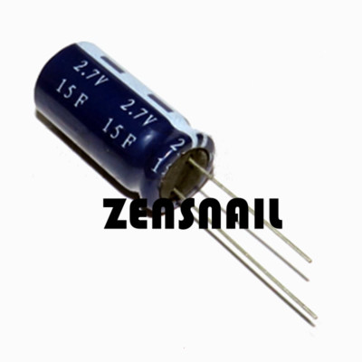 2PCS 2.7V 15F 2.7V 15F Supercapacitor Farad Capacitor 12.5mm*25mm NEW
