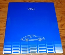 Original 1982 Porsche 911 SC 911SC Deluxe Sales Brochure 82