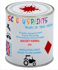 Agricultural Paint For Massey Harris Red Enamel Metal Spray Aerosol Endurance