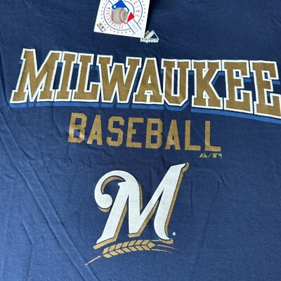 Milwaukee Brewers [VINTAGE] T-Shirt 2XL Majestic Authentic MLB