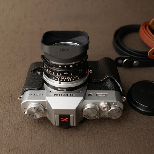 Custodia mezza fotocamera in vera pelle per XT10/ XT20/ XT30 - Foto 22 di 46