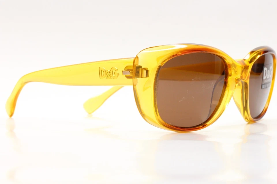 Dolce & Gabbana DG8060 942-73 Crystal Amber Luxury Italy Sunglasses 54-19-135mm - Image 3 of 4