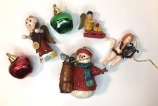 Lot of Christmas Tree Ornaments Imperfect for Crafting or Harvest