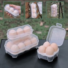 Outdoor Shockproof Egg Storage Box Portable Camping Shatterproof Egg Tray UK