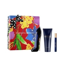 Good Girl By Carolina Herrer3PC Set 2.7oz EDP + 3.4oz EDP + 3.4oz Lotion