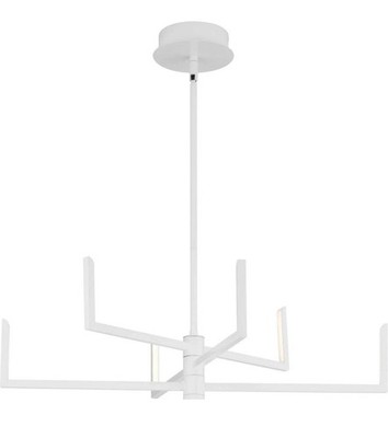 Progress Lighting P400260-30 Pivot LED 6 Light 28''W LED - White
