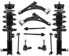 Front Struts Control Arms Tie Rods & Links For Chevrolet Impala 2.5L 2014-2019