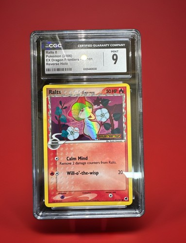 Ralts δ graded CGC 9 for sale on eBay