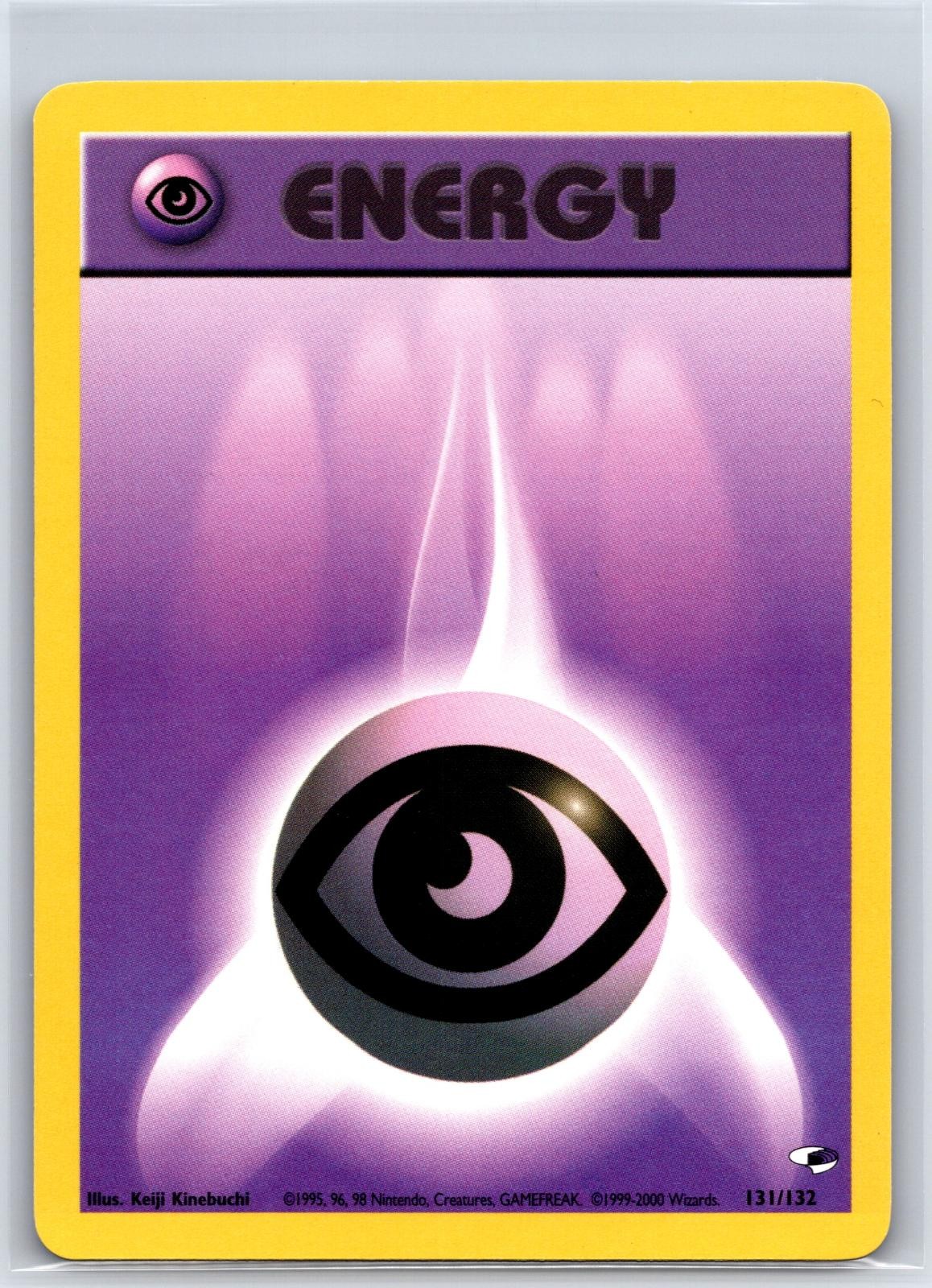 Psychic Energy 131/132 Gym Heroes Pokemon Unlimited NM/M 604-24