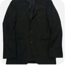 Mens Next Grey Suit Jacket Blazer Size 36R Slim Fit #4J1