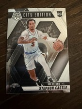 2024-25 Panini Mosaic City Edition Stephon Castle #290 (RC) Spurs