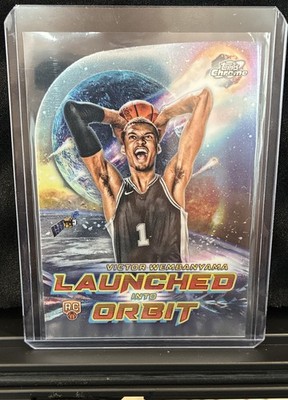 2023-24 Topps Cosmic Chrome - Launched Into Orbit Victor Wembanyama #LIO-1 (RC)