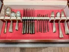 Towle Rambler Rose Sterling Silver Flatware set for 6 w/5 serving pieces