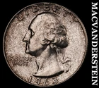 1963 Silver Washington Quarter - Scarce  High Grade  Lustrous  #G9433