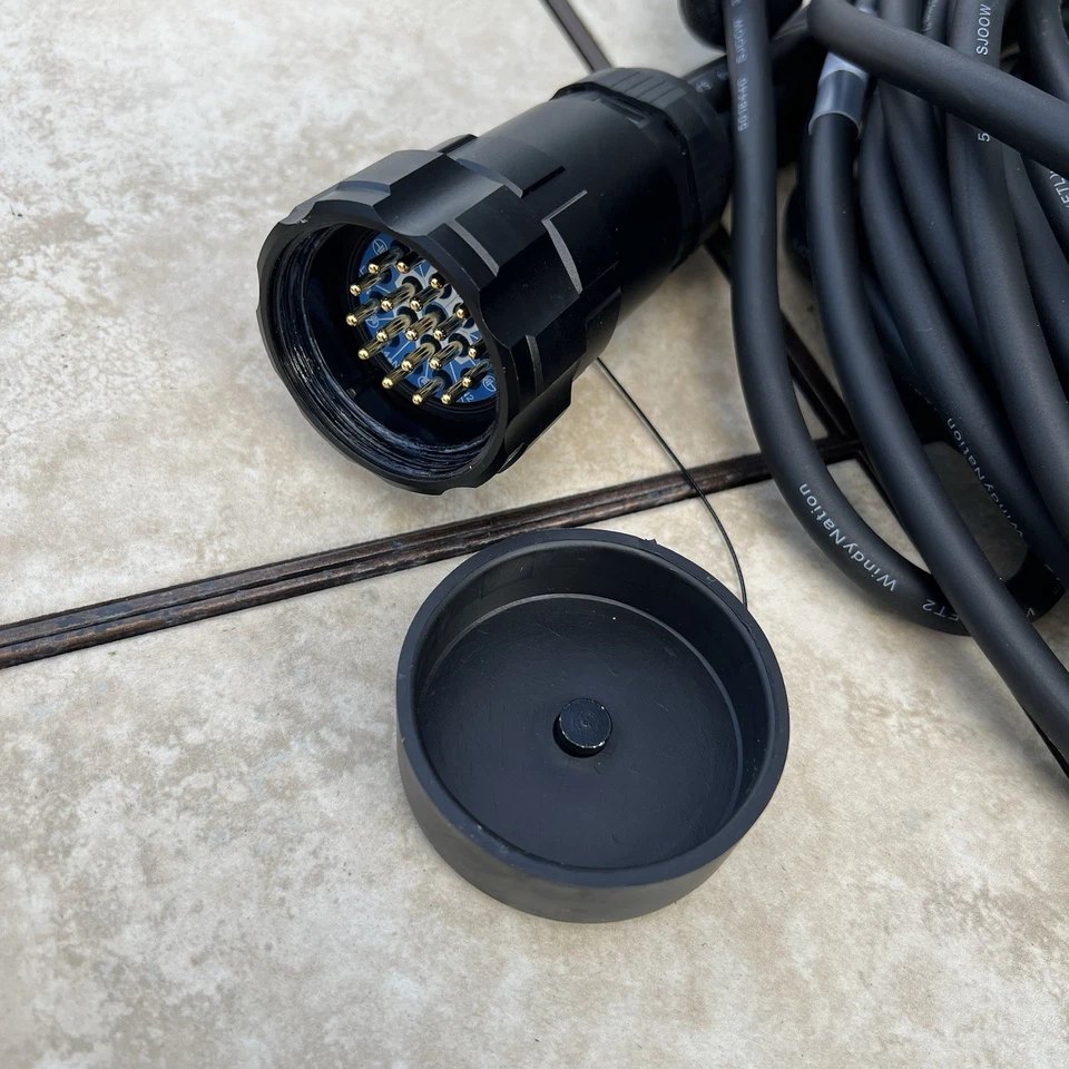 SOCAPEX 19 PINES a 6 Edison hembra Breakout escalonado 5, 10, 15, 20, 25, 30 pies Foto 2 de 4