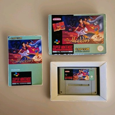 Disneys Aladdin Super Nintendo SNES Spiel PAL | CIB Modul Anleitung | 1. Ausgabe