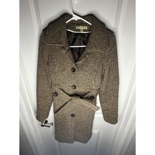 American Rag Herringbone Tweed Button Down Peacoat Jacket Sz Women's XS NWOT