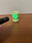 Antique Vtg Vaseline Uranium Glass Toothpick Holder Souvenir Villard, MN — photo 8