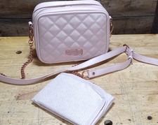 Itzy Ritzy Blush Double Take Crossbody Diaper Bag