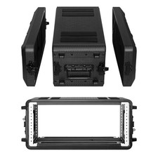 4U Rack Case Shallow 12" Depth, 19" Rackmount Flight Cases Easy Installation ...