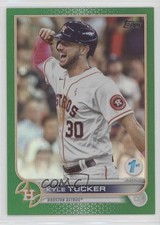 2022 Topps Series 1 1st Edition Green 87/150 Kyle Tucker #319 9u0