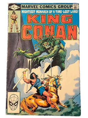 KING CONAN #9 March 1982 Bronze Age Marvel Comics FREE USPS SHIPPING (FN-VF)