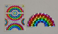 Vintage 1980s Prism Rainbow Stickers Vending Machine Have A Nice Day Rare HTF