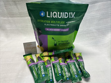 Liquid I.V. Hydration Multiplier Energy Blackberry Peach 26 Ct EXP 09/2026 NEW