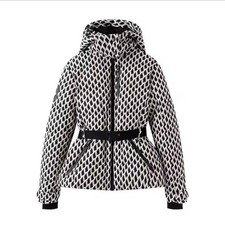 Women's Winter Hooded High Waist Padded Coat Women Jacket