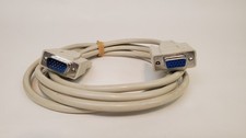 Câble moniteur VGA (mâle vers femelle), 6 pieds, gris.