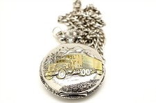 Watch-it Semi Truck Pocket Watch w 15" Chain NEED Battery