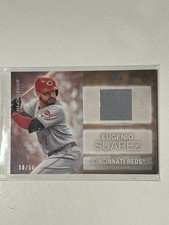 2020 Topps Series 2 Eugenio Suarez #MLM-ES Relic #/50 Gold Parallel Reds MLB