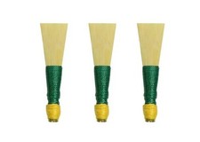 Three Soutar Emerald Chanter Reeds for bagpipes, Medium Strength with case, New