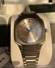 D1 Milano Titanium Square Bracelet Watch 37mm...