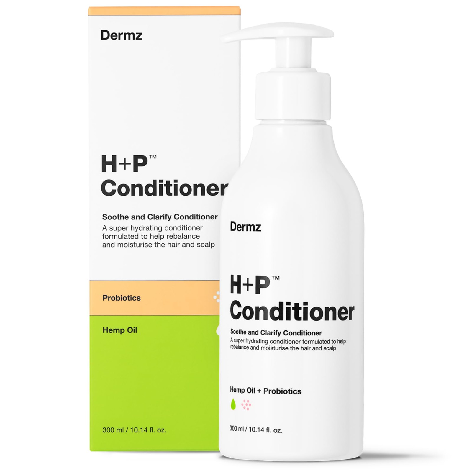 Dermz H+P Conditioner. For Psoriasis, Eczema, Dermatitis & Dandruff. Relief from