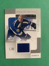 Pavol Demitra Tools of the Game 2001 SP Authentic Game Used Patch #PD