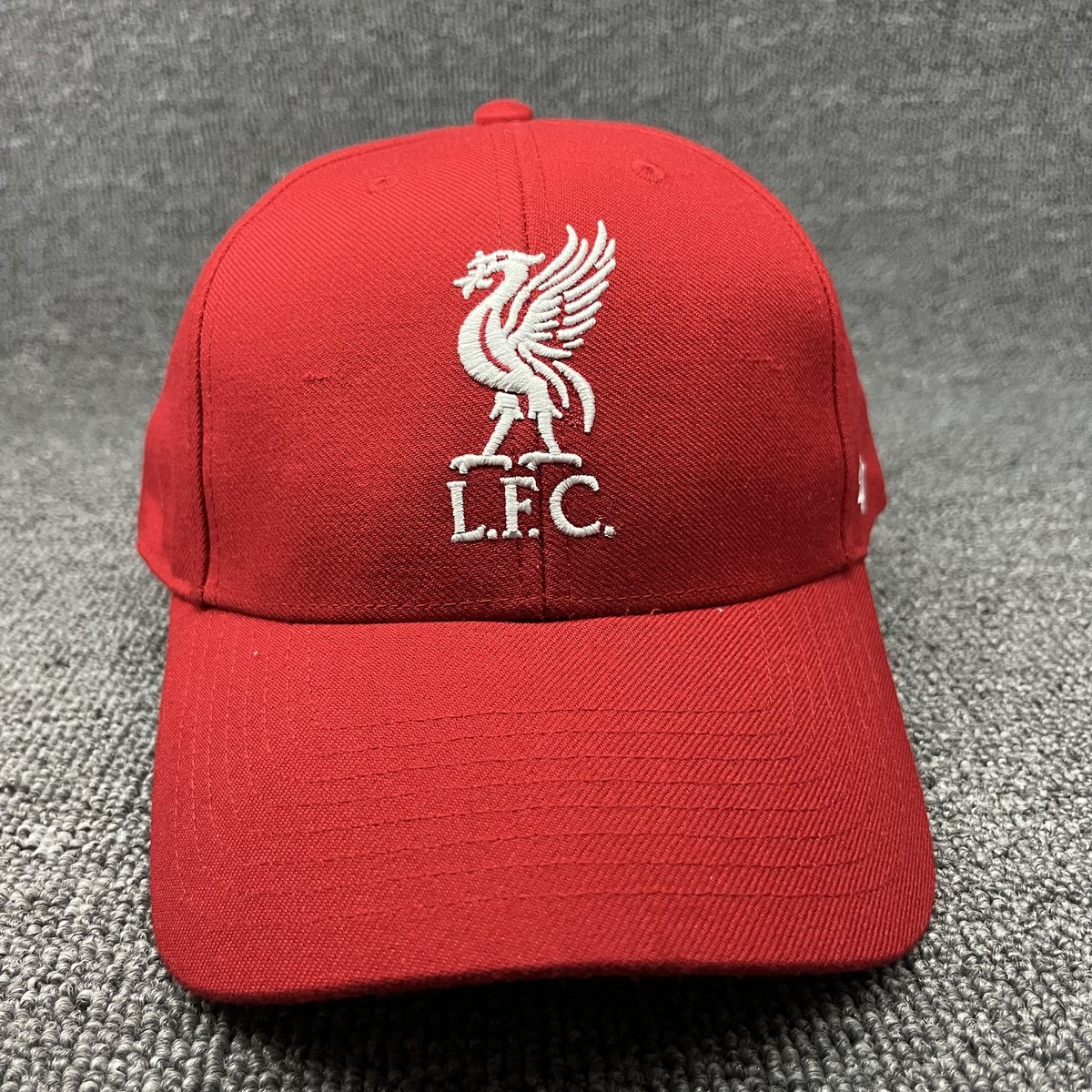 Liverpool FC '47 Brand MVP Hat Red Adjustable Strapback Baseball Cap LFC