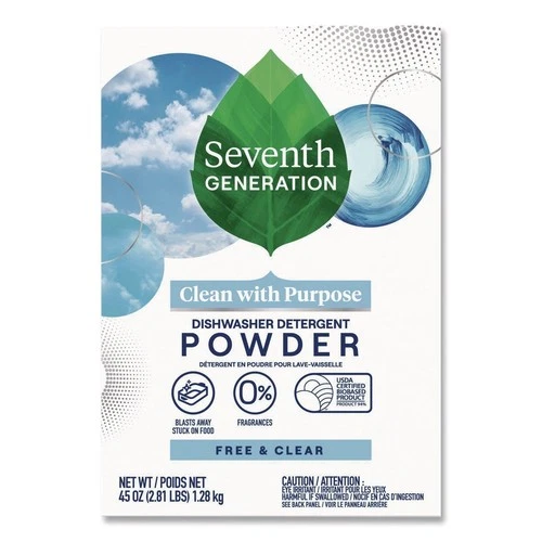 Seventh Generation 22150CT Auto Dishwasher Powder - Free and Clear 12/CT New