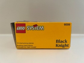lego system 6009 black Knights (Box only No instructions or pieces) 2 boxes