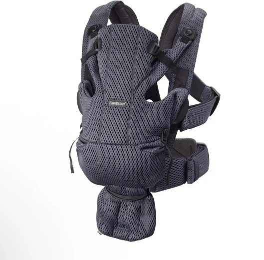 BabyBjorn Baby Carrier Free 3D Mesh, Navy Blue - Ergonomic & Breathable $185 NEW
