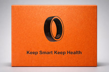 Silver Smart Health Ring Fitness Tracker for Men and Women Size 12  0219