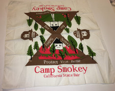 Smokey the Bear Bandana Camp California State Fair Wildfire Prevention 20"