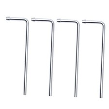 Universal Stainless Steel Exhaust Hanger Rod Weld on-9.5"Long 90 Degree 4 PCS
