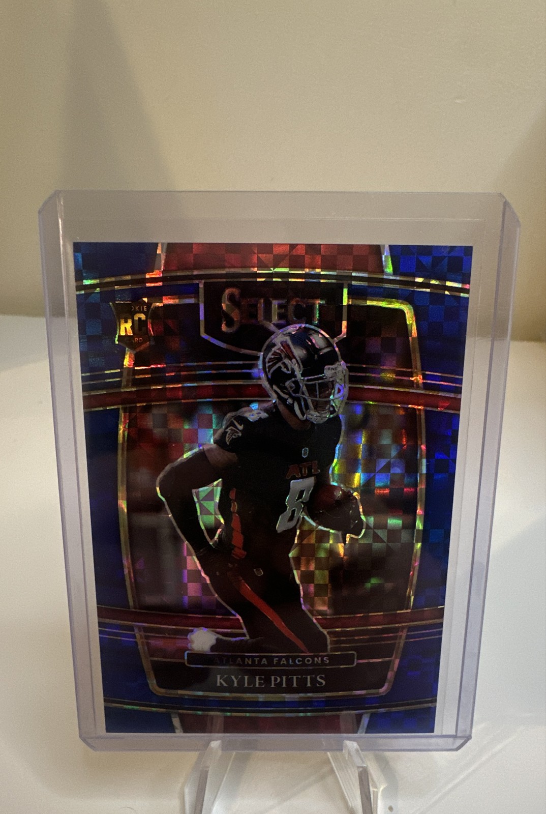 2021 Panini Select - Concourse Kyle Pitts #46 Blue Prizm /199 (RC)