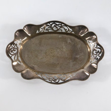 Black Starr & Frost New York Sterling Silber Jugendstil Silberschale Durchbruch