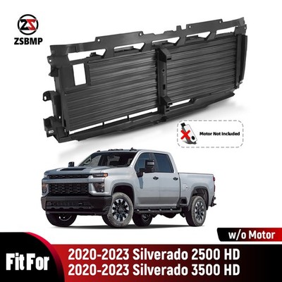 For 2020-2023 Chevy Silverado 2500 HD 35000 HD Radiator Grille Shutter W/O Motor