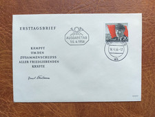 FDC DDR Mi. 520A, 70. Geburtstag von Ernst Th&auml;lmann, EST Berlin 16.04.1956