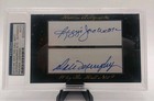 Reggie Jackson HOF Auto Yankees Signed Cut Dale Murphy Dual PSA DNA AUTOGRAPH 6/