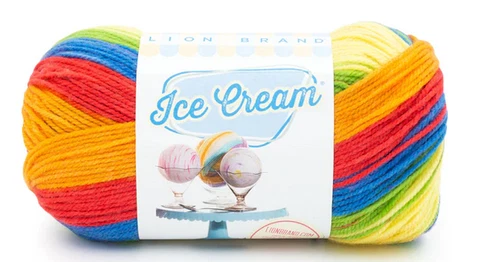Lion Brand Ice Cream Yarn.  - product listing photo